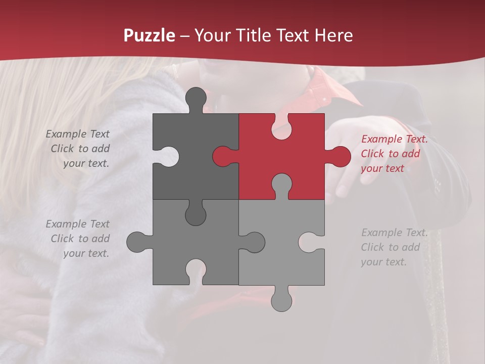 Caucasian Handsome Lifestyle PowerPoint Template