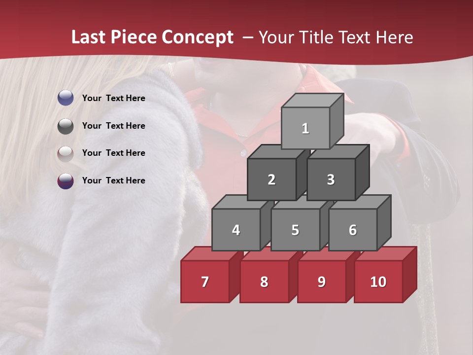 Caucasian Handsome Lifestyle PowerPoint Template