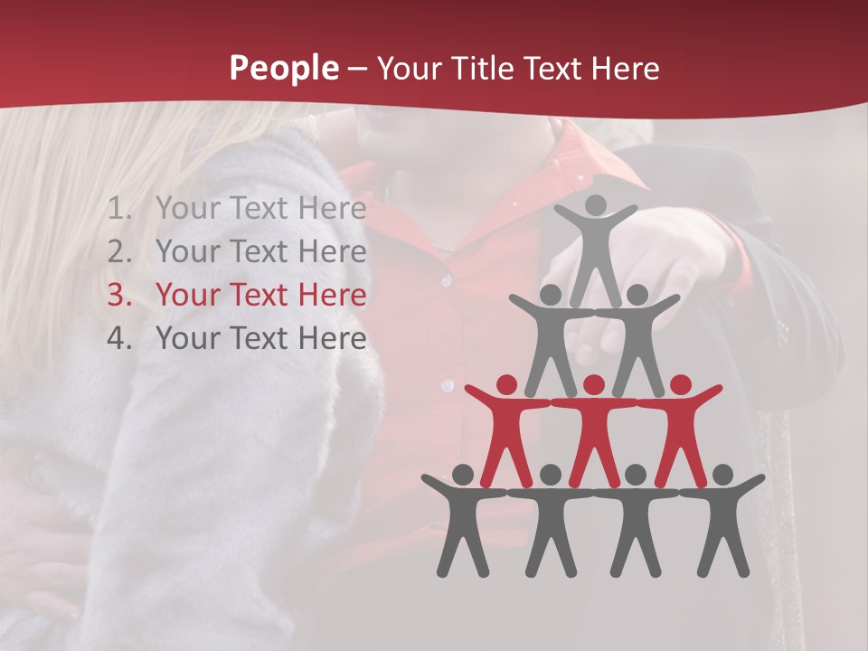 Caucasian Handsome Lifestyle PowerPoint Template