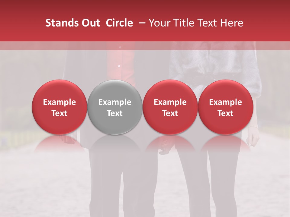 Attractive Romantic Happy PowerPoint Template