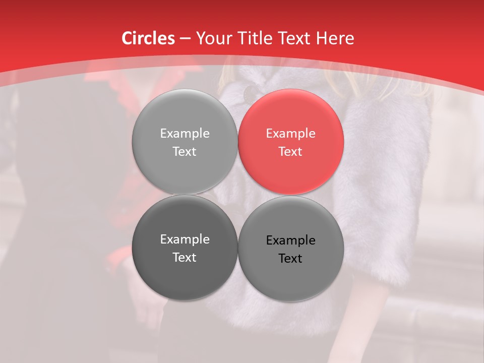 Couple Girlfriend Spring PowerPoint Template