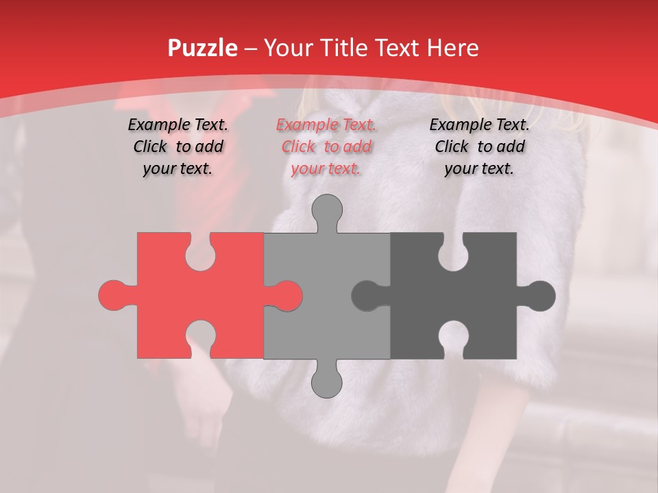 Couple Girlfriend Spring PowerPoint Template