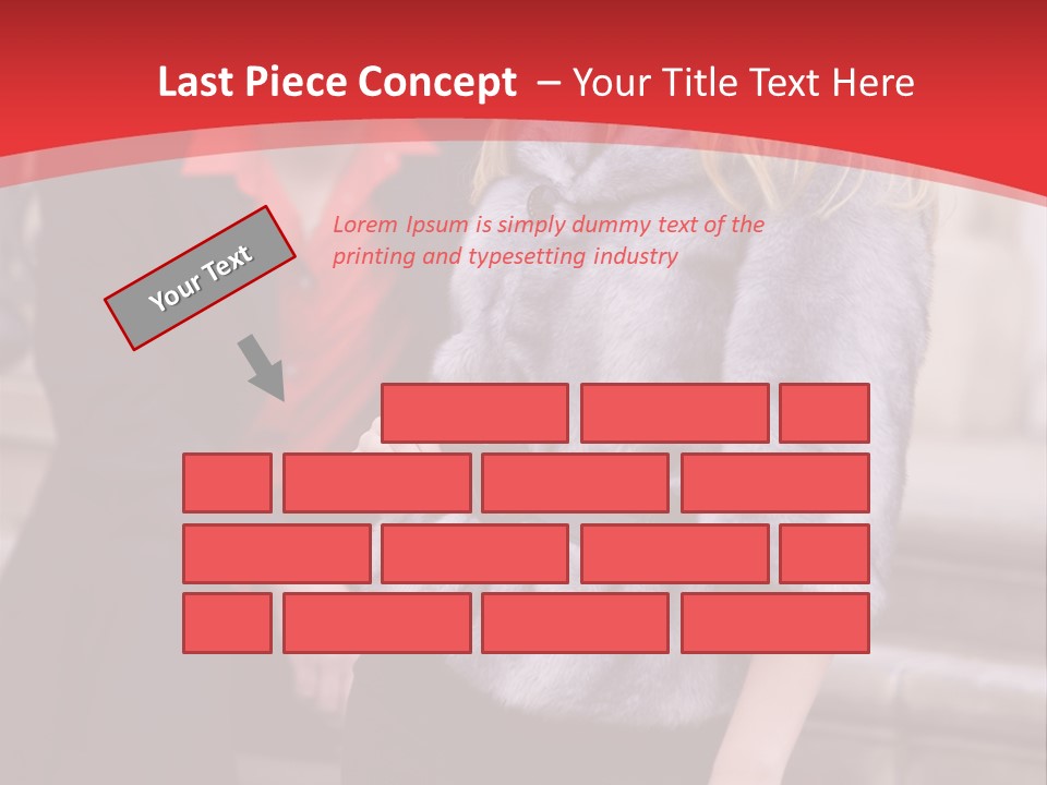 Couple Girlfriend Spring PowerPoint Template