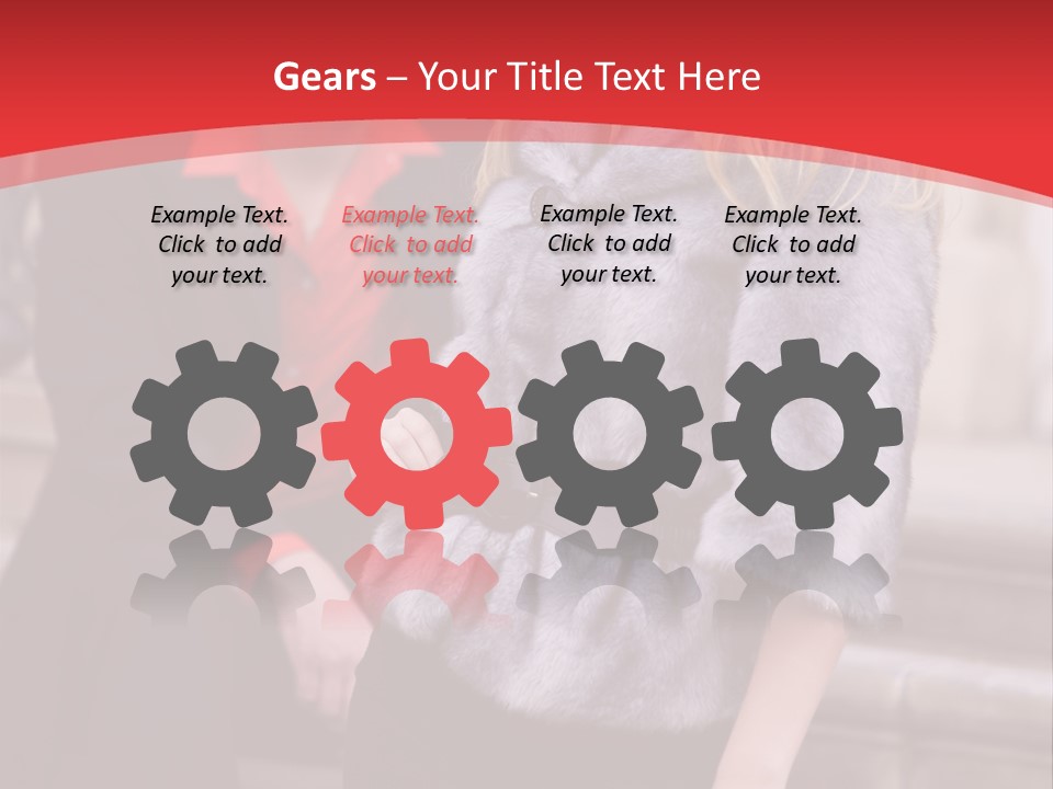 Couple Girlfriend Spring PowerPoint Template