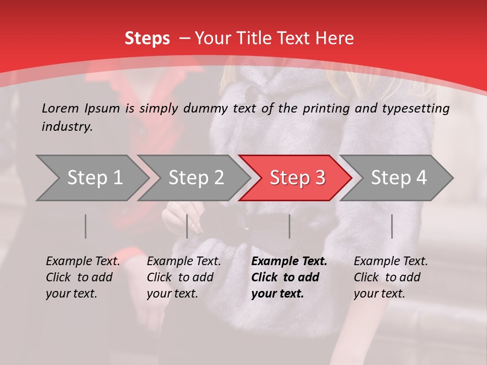 Couple Girlfriend Spring PowerPoint Template