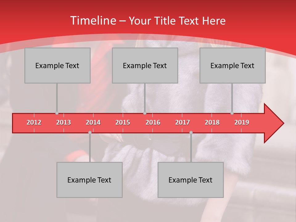 Couple Girlfriend Spring PowerPoint Template