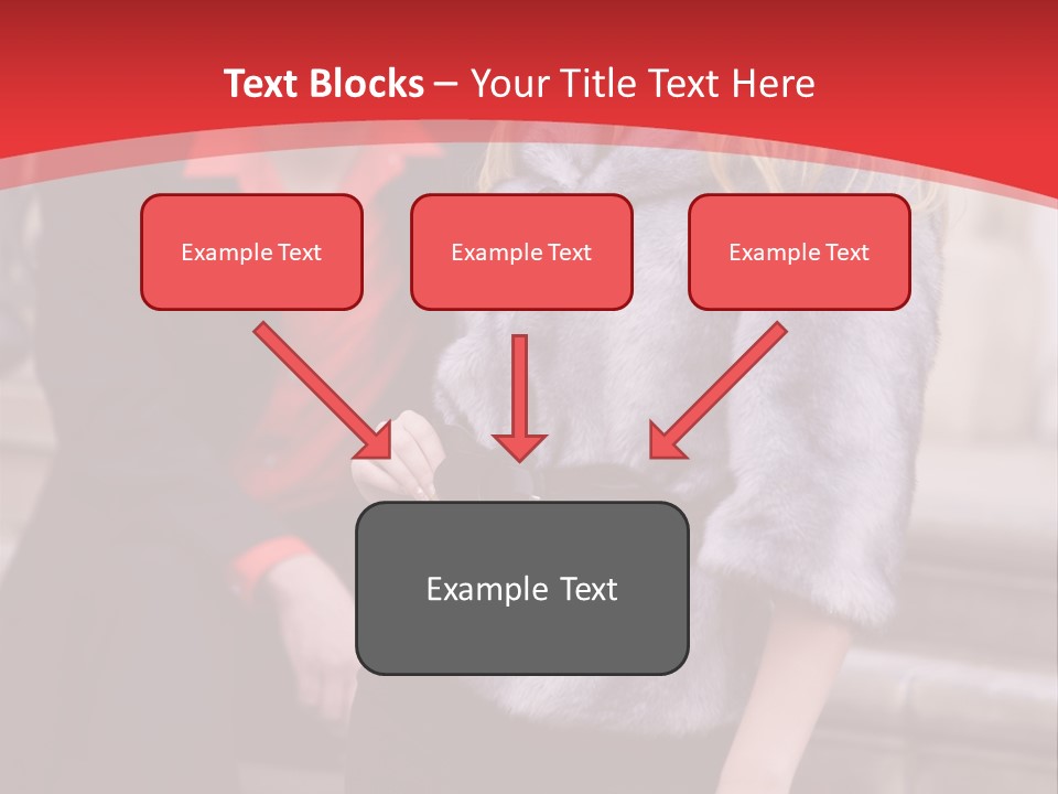 Couple Girlfriend Spring PowerPoint Template