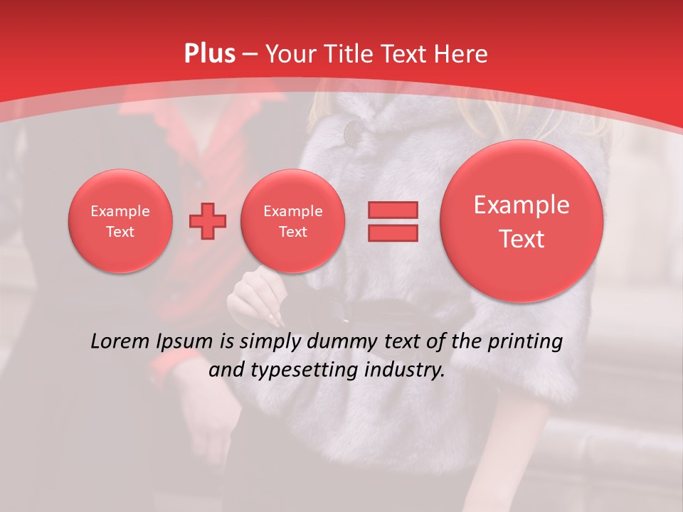 Couple Girlfriend Spring PowerPoint Template