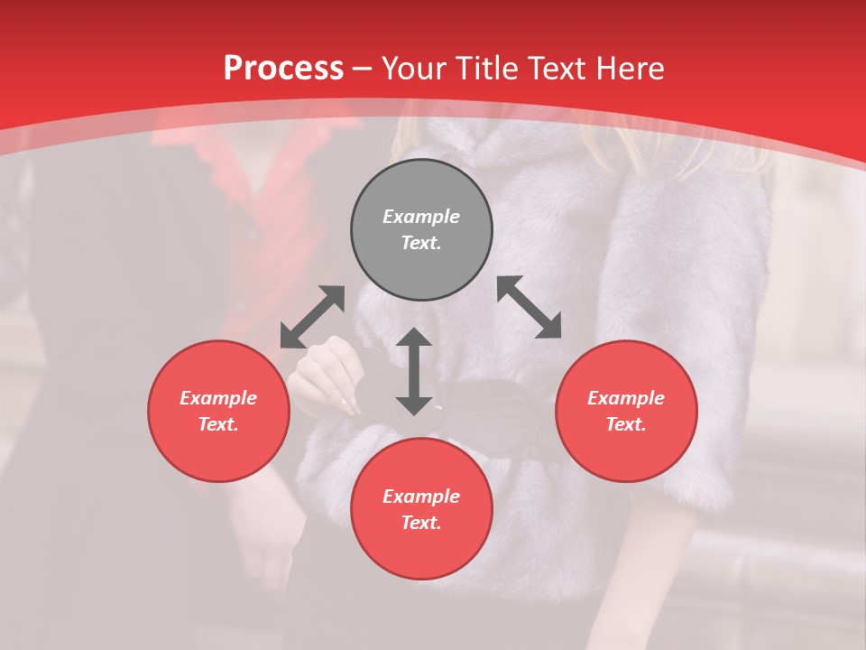 Couple Girlfriend Spring PowerPoint Template