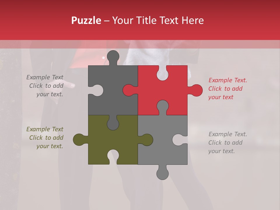 Male Loving Casual PowerPoint Template