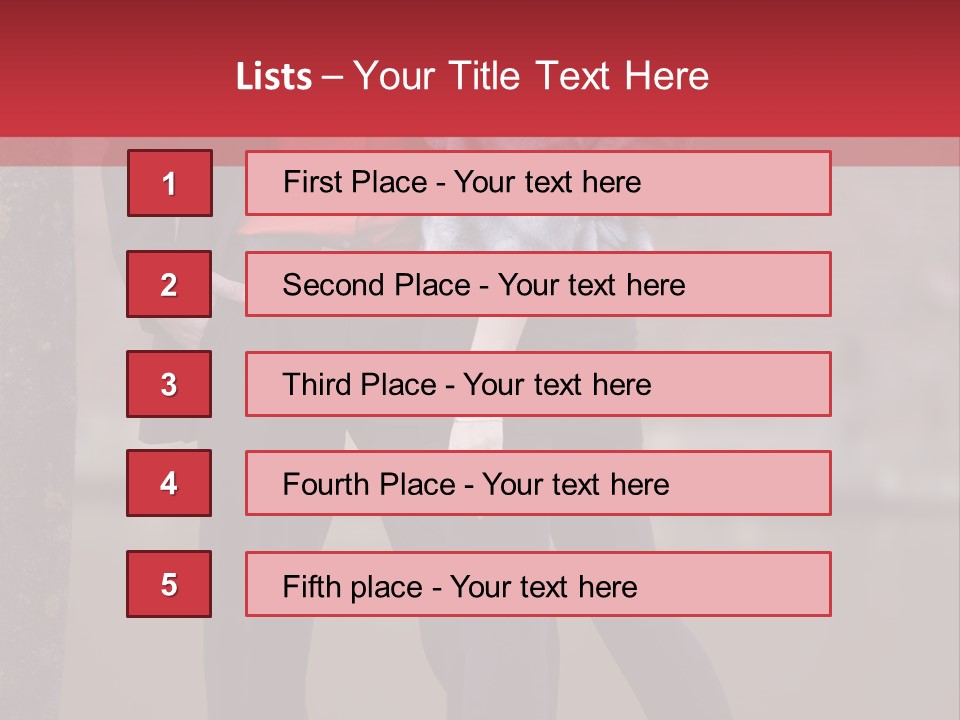 Male Loving Casual PowerPoint Template