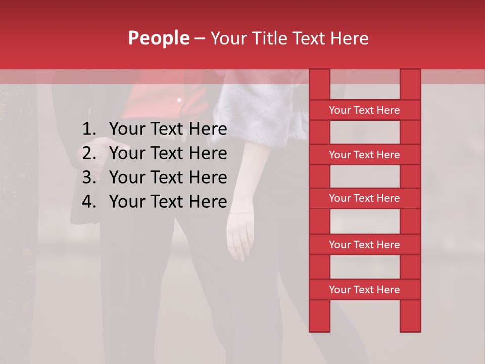 Male Loving Casual PowerPoint Template