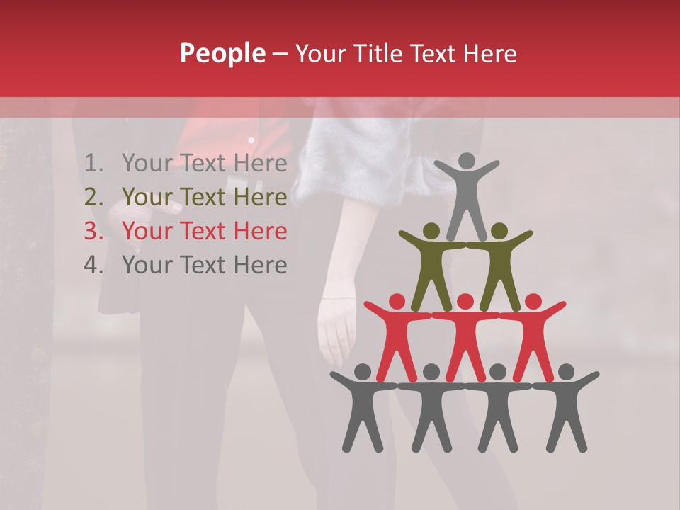 Male Loving Casual PowerPoint Template