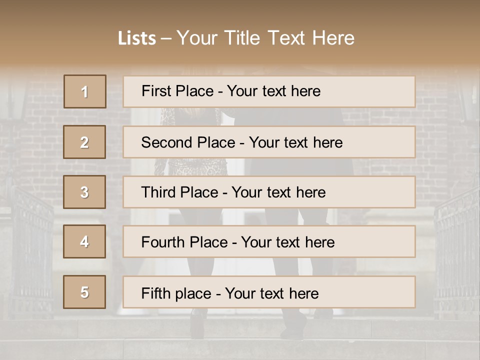 Back Romance Male PowerPoint Template