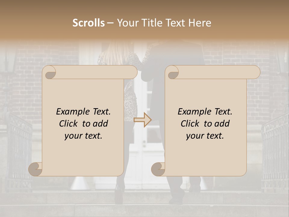 Back Romance Male PowerPoint Template