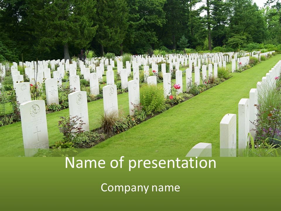 Soldier Remembrance World War PowerPoint Template