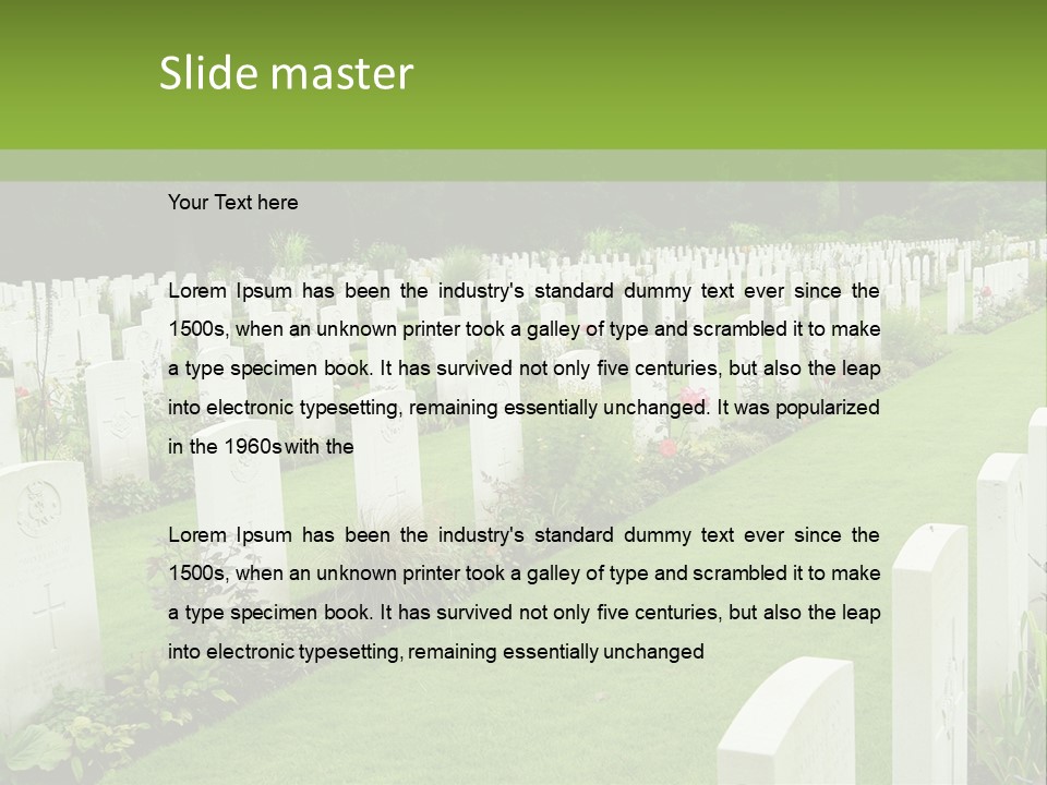 Soldier Remembrance World War PowerPoint Template