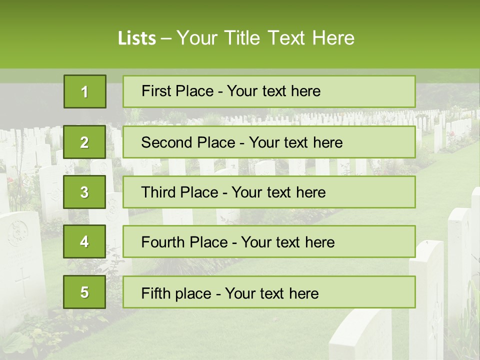 Soldier Remembrance World War PowerPoint Template