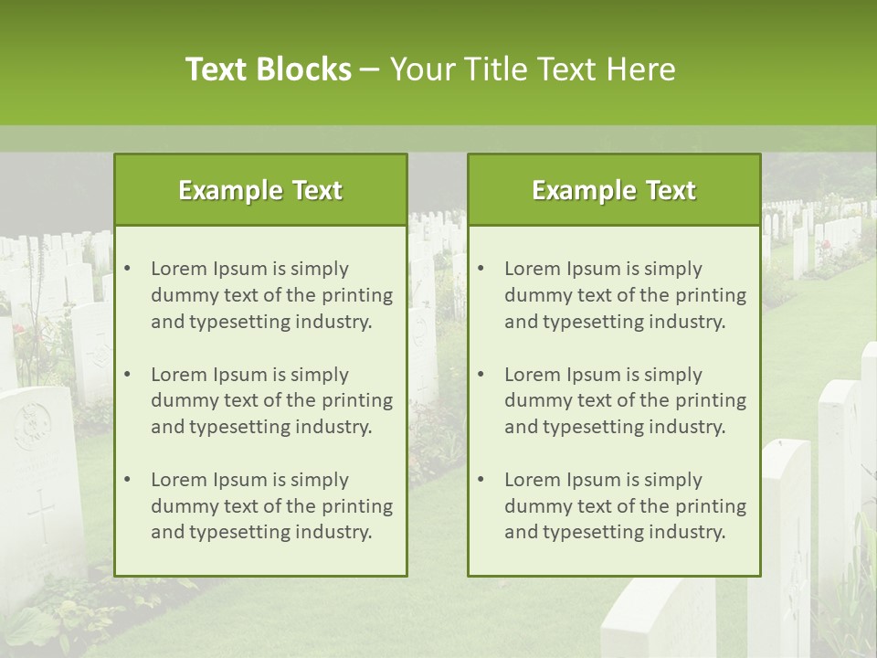 Soldier Remembrance World War PowerPoint Template