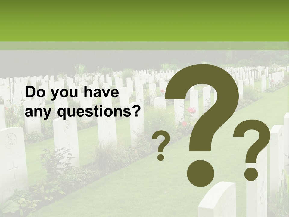 Soldier Remembrance World War PowerPoint Template