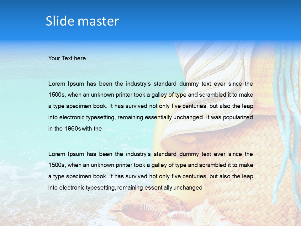 Landscape Lebanon Spa PowerPoint Template