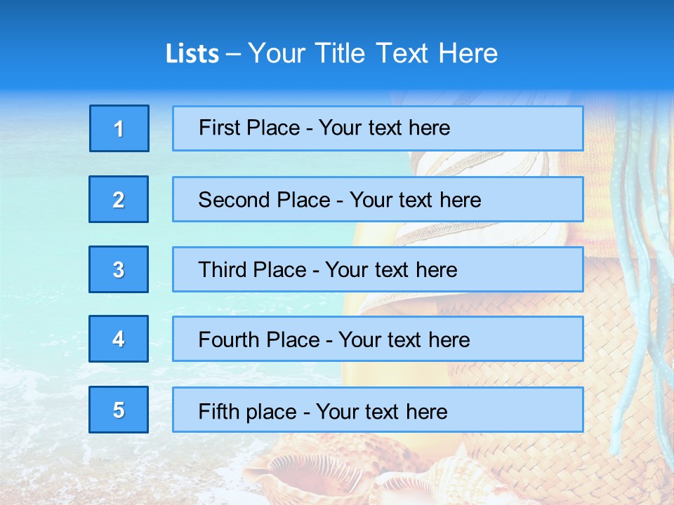 Landscape Lebanon Spa PowerPoint Template
