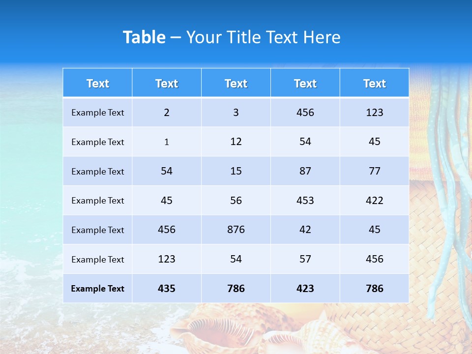 Landscape Lebanon Spa PowerPoint Template