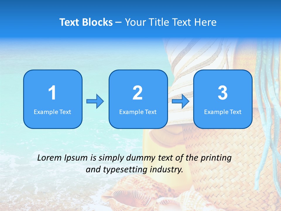 Landscape Lebanon Spa PowerPoint Template