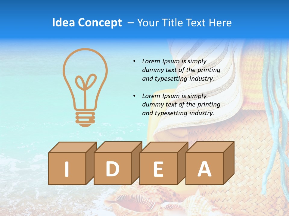 Landscape Lebanon Spa PowerPoint Template