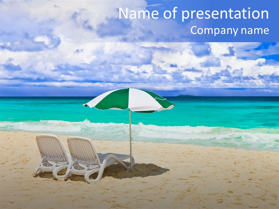 Sun Paradise Rest PowerPoint Template