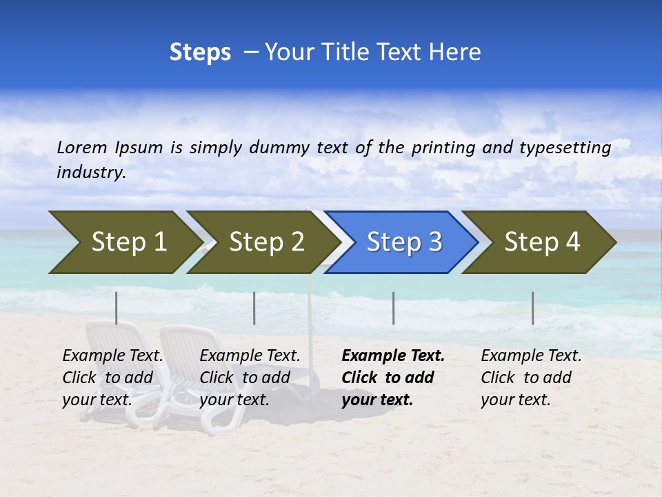 Sun Paradise Rest PowerPoint Template