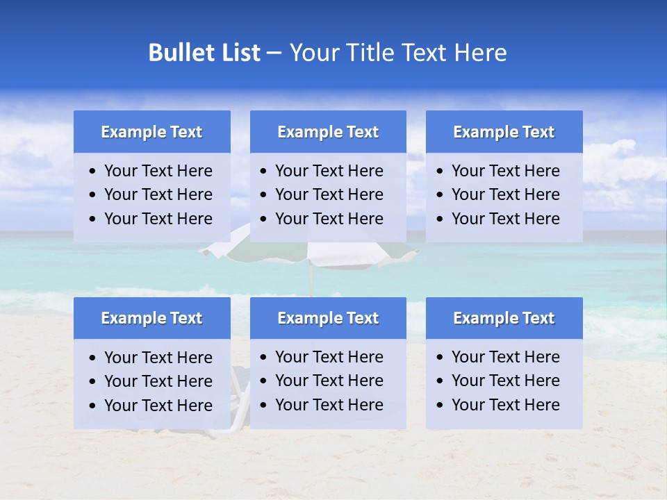 Sun Paradise Rest PowerPoint Template