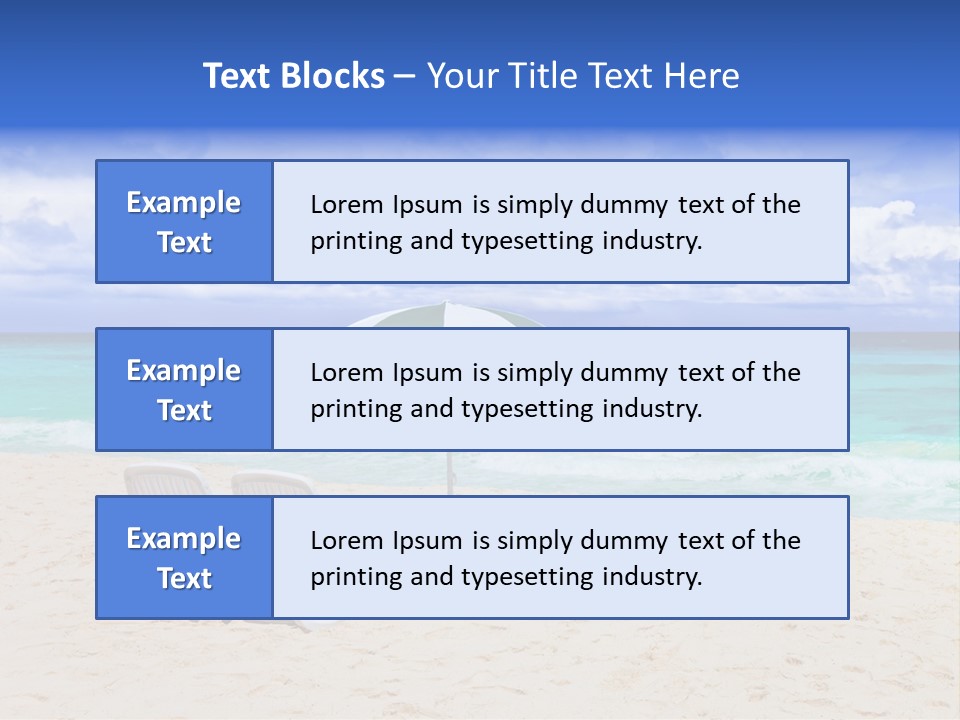 Sun Paradise Rest PowerPoint Template