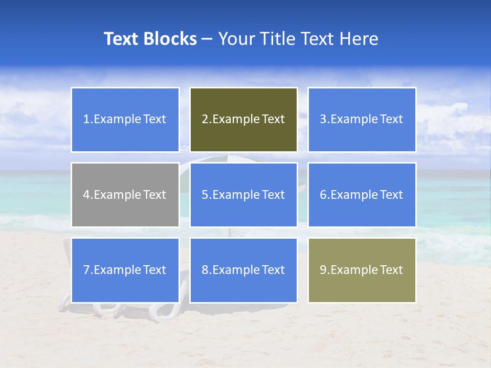 Sun Paradise Rest PowerPoint Template