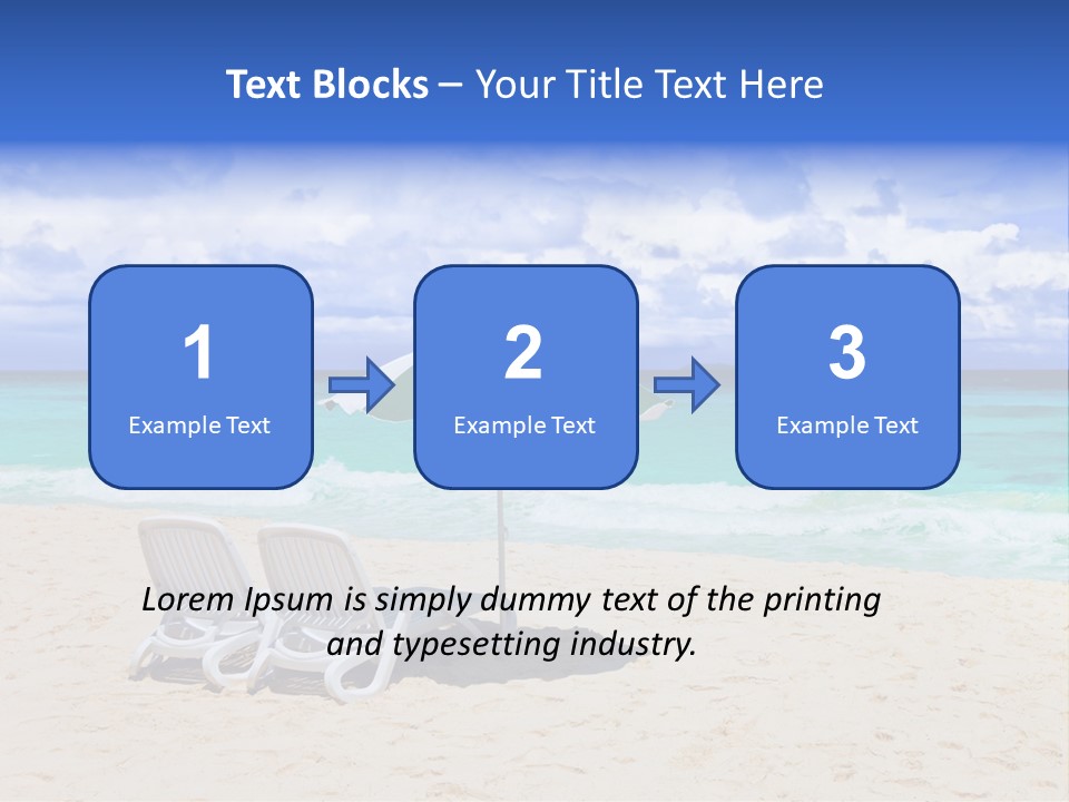 Sun Paradise Rest PowerPoint Template