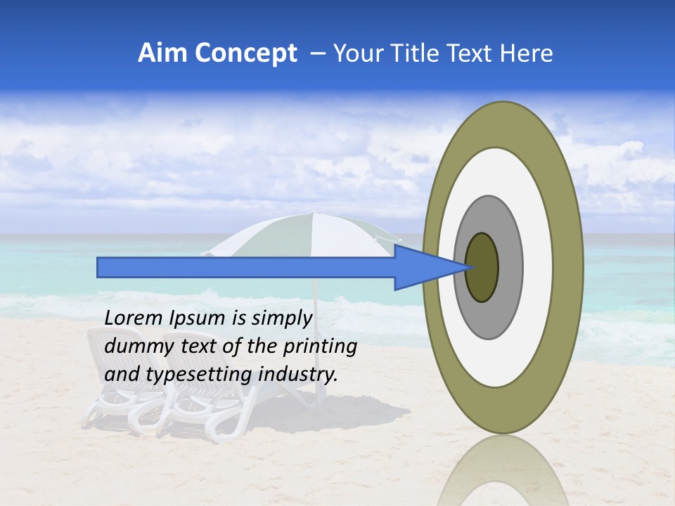 Sun Paradise Rest PowerPoint Template