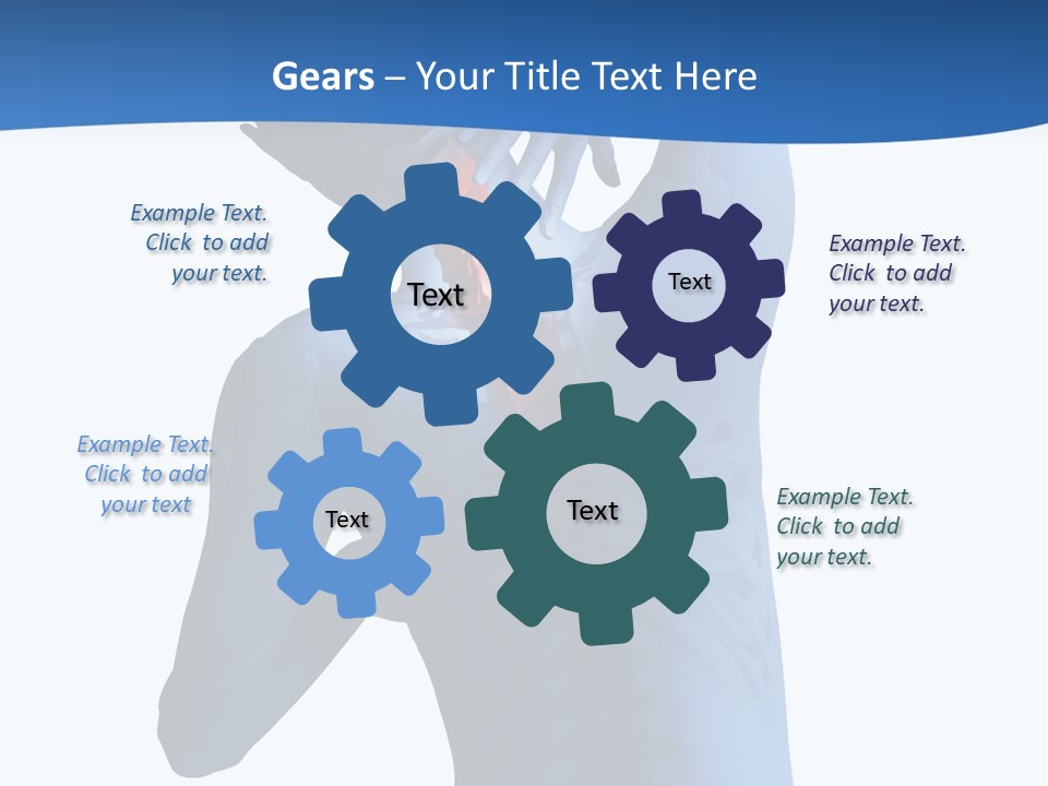 Painful Anatomy Sore PowerPoint Template