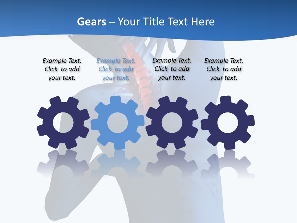 Painful Anatomy Sore PowerPoint Template