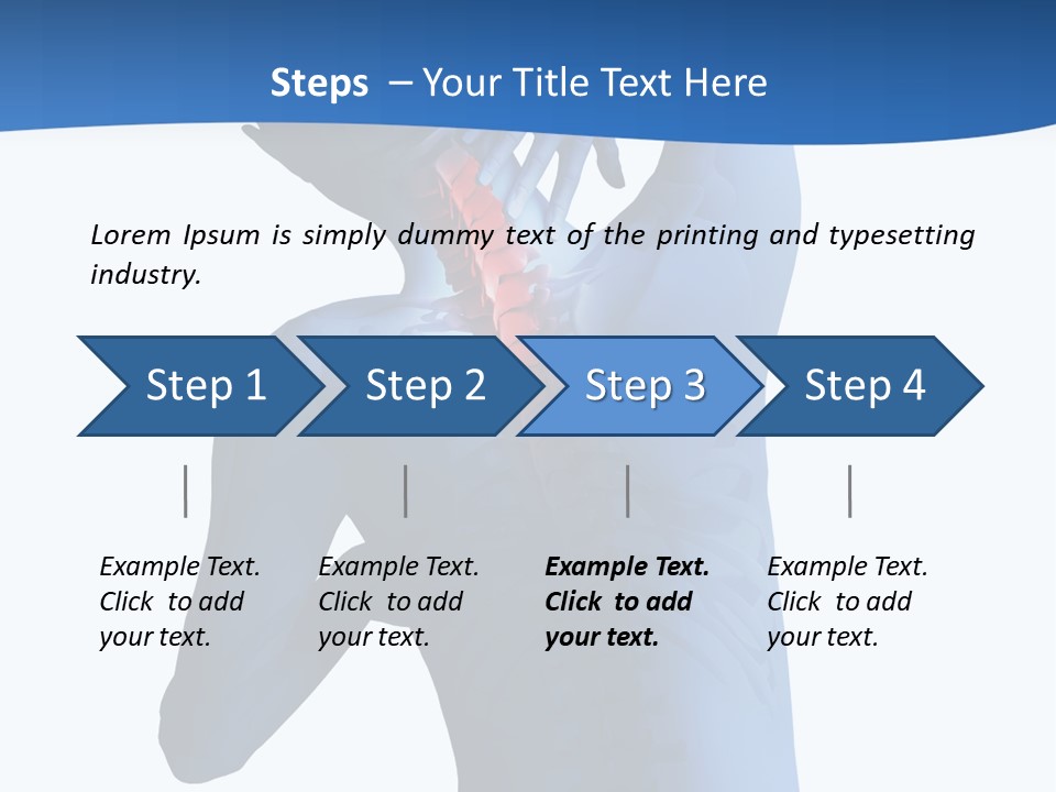 Painful Anatomy Sore PowerPoint Template