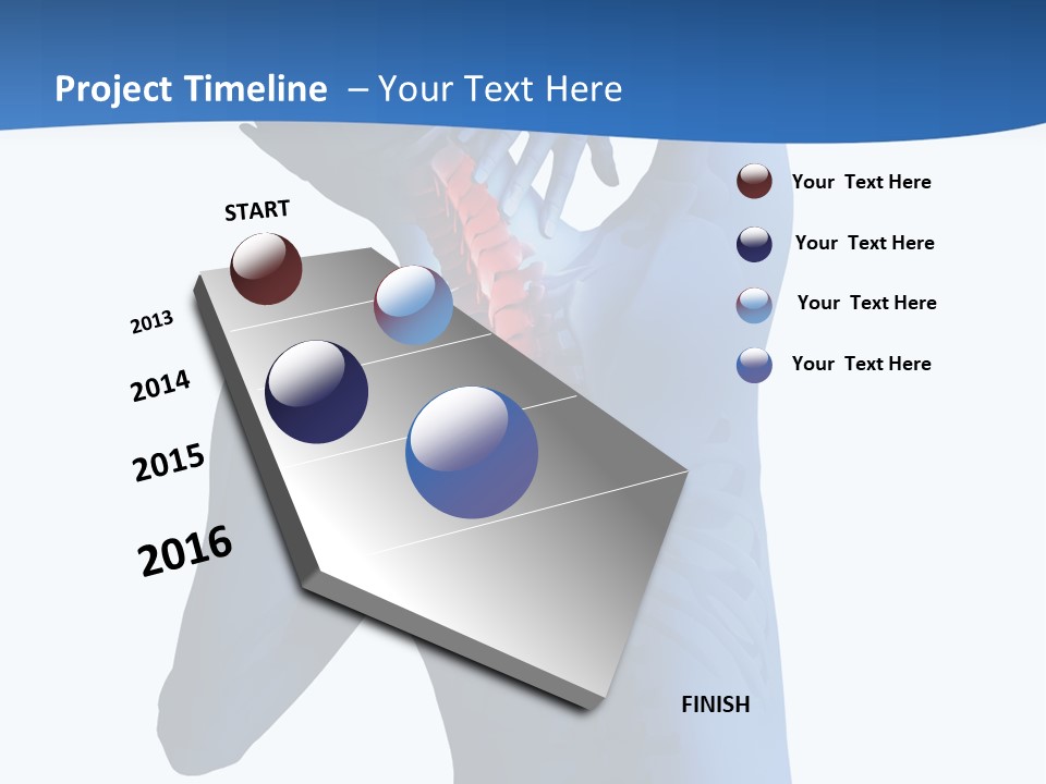 Painful Anatomy Sore PowerPoint Template