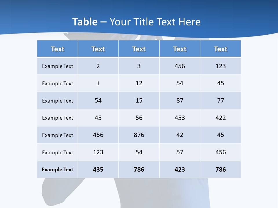 Painful Anatomy Sore PowerPoint Template