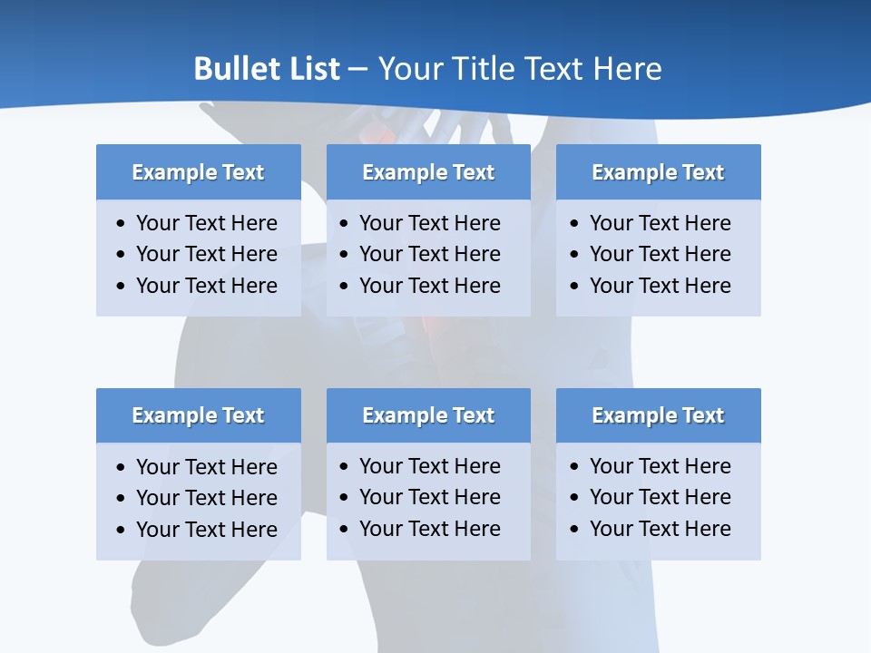 Painful Anatomy Sore PowerPoint Template
