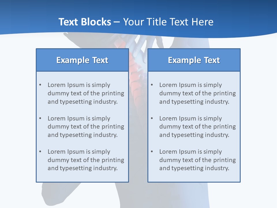 Painful Anatomy Sore PowerPoint Template