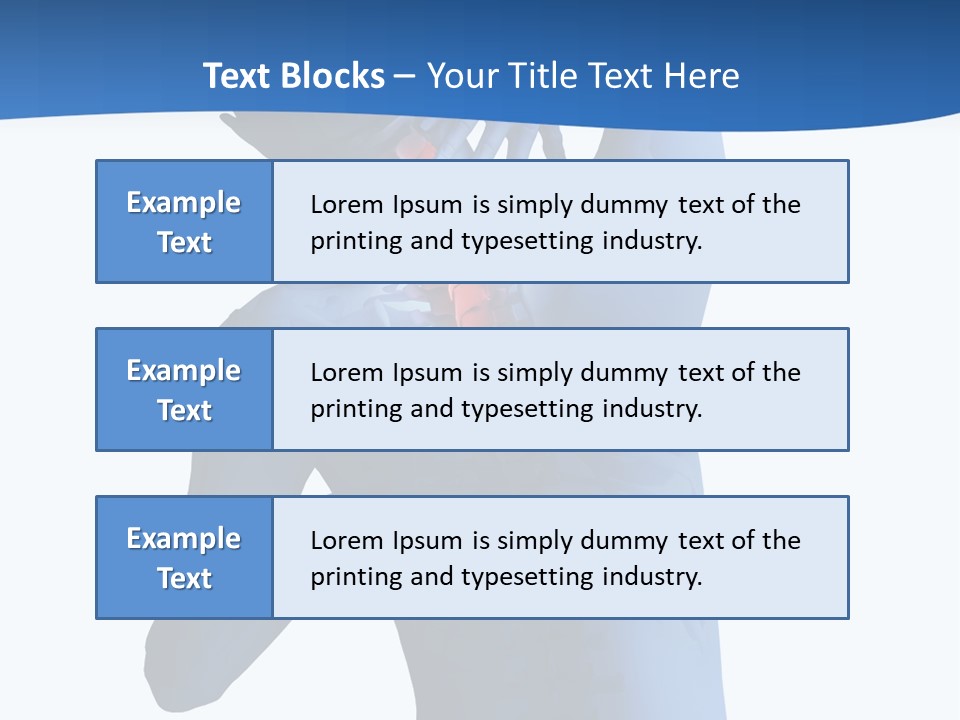 Painful Anatomy Sore PowerPoint Template
