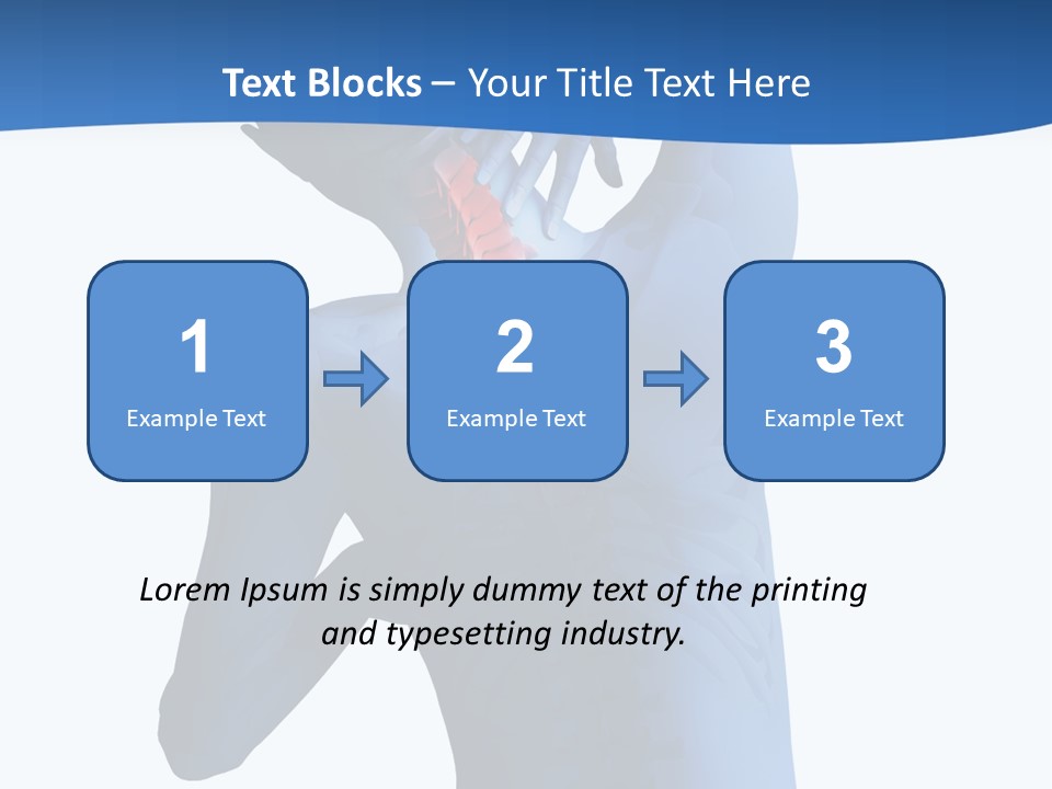 Painful Anatomy Sore PowerPoint Template