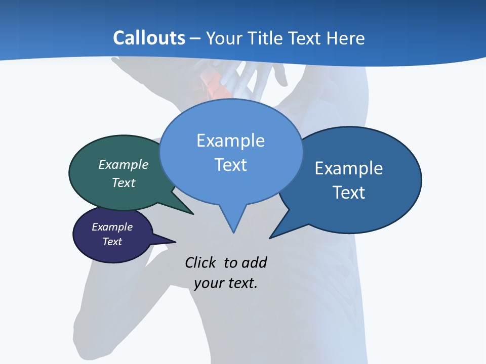 Painful Anatomy Sore PowerPoint Template