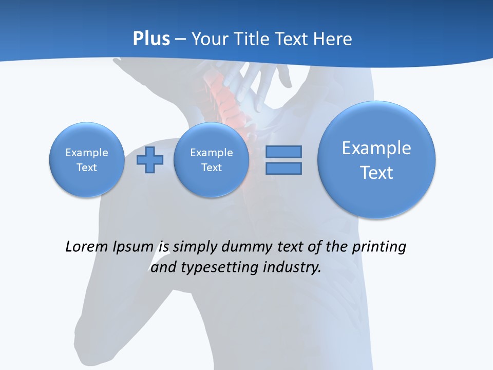 Painful Anatomy Sore PowerPoint Template