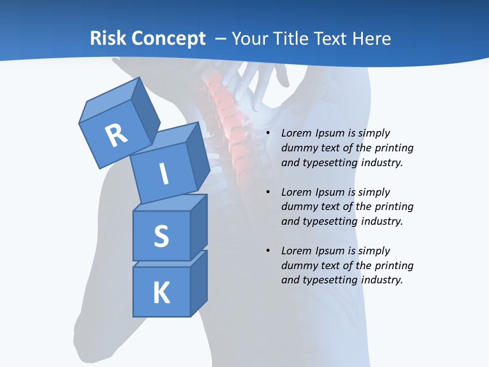 Painful Anatomy Sore PowerPoint Template