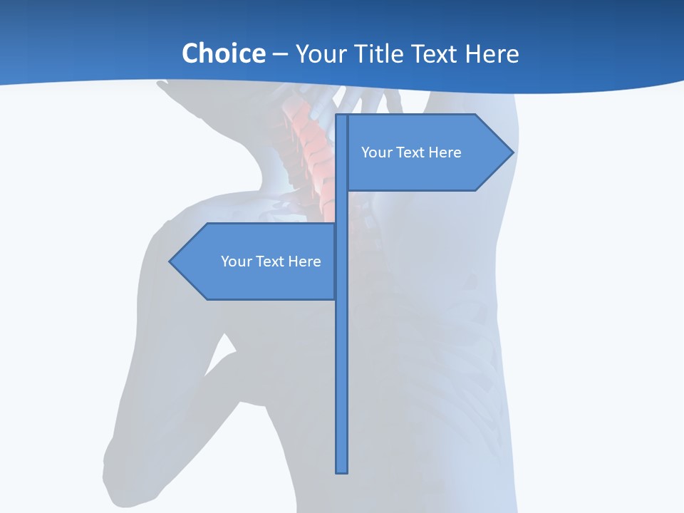 Painful Anatomy Sore PowerPoint Template