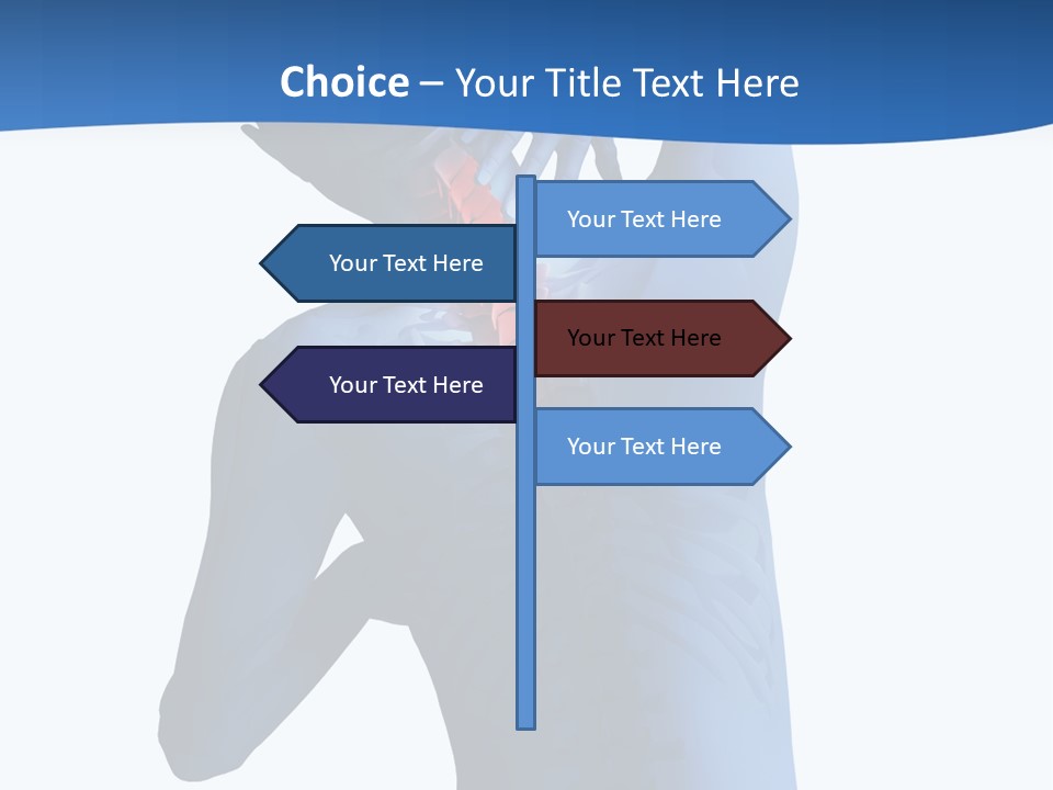Painful Anatomy Sore PowerPoint Template